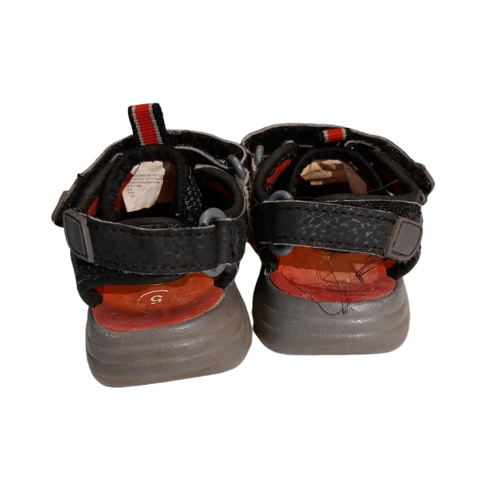 Cat and Jack Afton Hiking Fisherman Sandals Toddler Size 5 Blue And Red